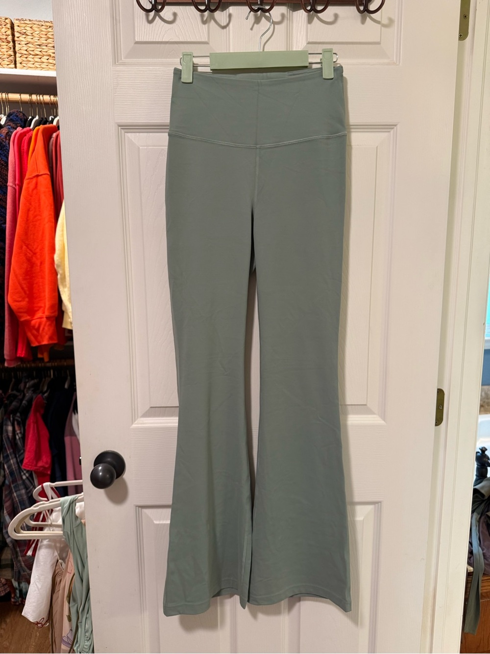 Lululemon Groove Super High Rise Flared Pant Nulu Palm Court 6